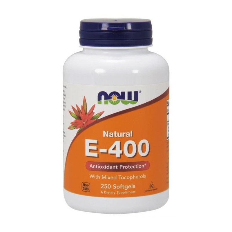 NOW FOODS Witamina E 400 IU (250 kaps.)