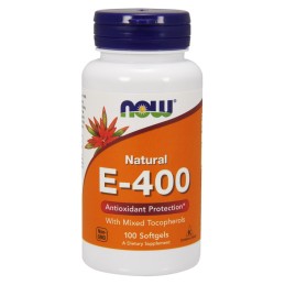 NOW FOODS Witamina E 400 z mieszanką tokoferoli (100 kaps.)