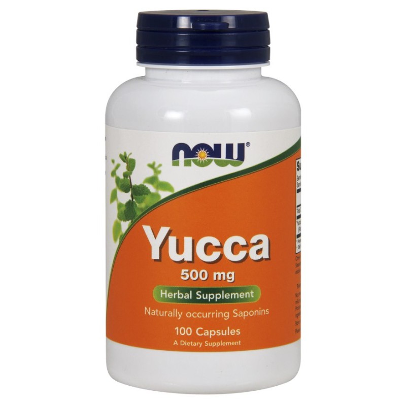 NOW FOODS Yucca - Korzeń Yukka 500 mg (100 kaps.)