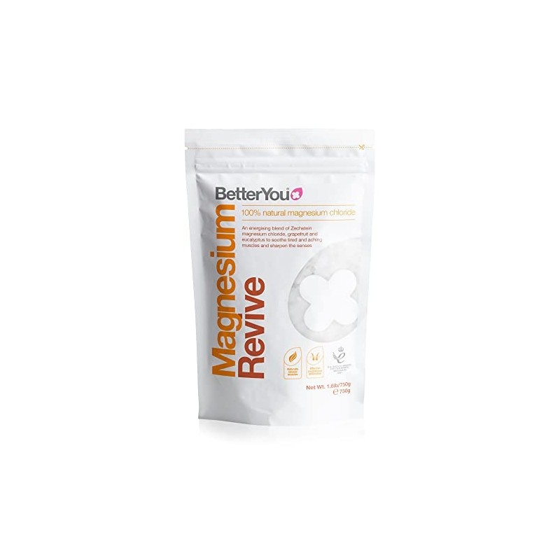 BETTERYOU Magnesium Revive Bath Flakes - Płatki Magnezowe do kąpieli  (750 g)