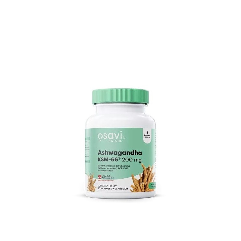 OSAVI Ashwagandha KSM-66® 200 mg (60 kaps.)