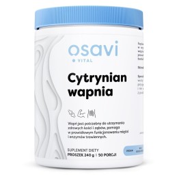 OSAVI Cytrynian wapnia w proszku (240 g)
