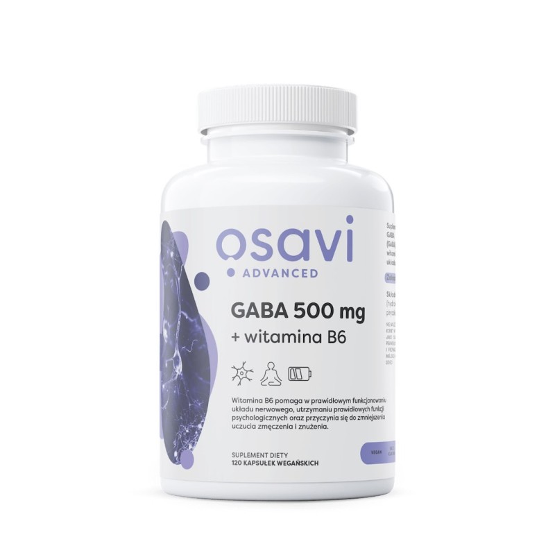 OSAVI GABA 500 mg + witamina B6 (120 kaps.)