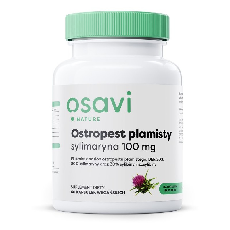 OSAVI Ostropest plamisty, sylimaryna 100 mg (60 kaps.)