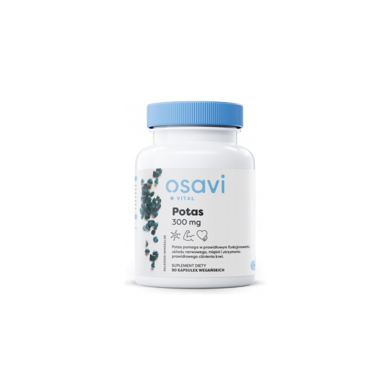 OSAVI Potas - Cytrynian Potasu 100 mg (90 kaps.)