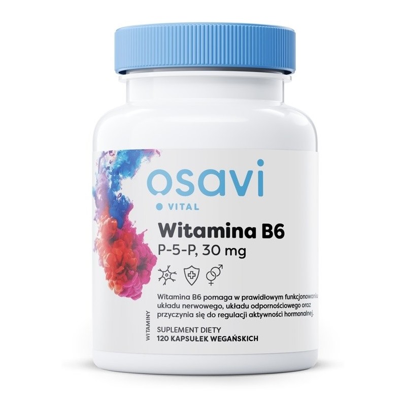 OSAVI Witamina B6 P-5-P 30 mg (120 kaps.)