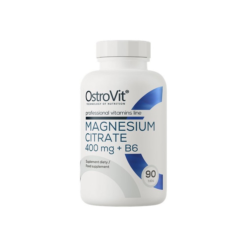 OSTROVIT Cytrynian Magnezu 400 mg + B6 (90 tabl.)