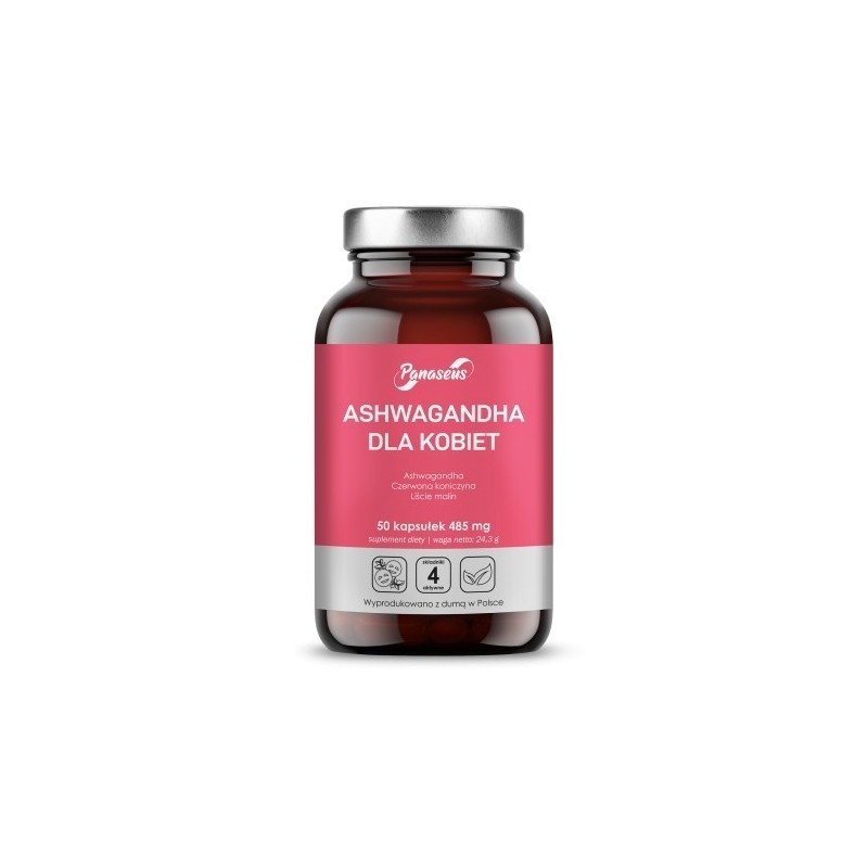 PANASEUS Ashwagandha Dla Kobiet (50 kaps.)