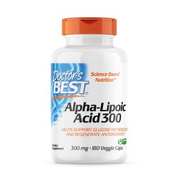 DOCTOR'S BEST ALA - kwas alfa liponowy 300 mg (180 kaps.)