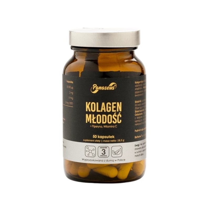 PANASEUS Kolagen młodość (50 kaps.)