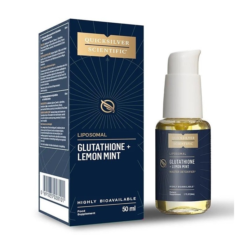QUICKSILVER Liposomal Glutathione + Lemon Mint EU (50 ml)
