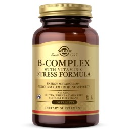 SOLGAR B-Complex with Vitamin C Stress Formula (100 tabl.)