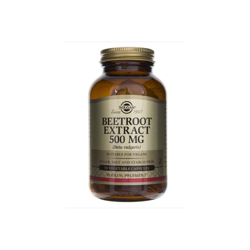 SOLGAR Beetroot extract 500 mg - Burak wyciąg 5:1 (90 kaps.)