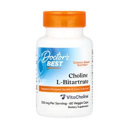 DOCTOR'S BEST Choline L-Bitartrate (60 kaps.)