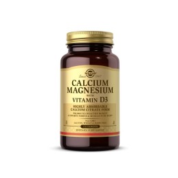 SOLGAR Calcium Magnesium with Vitamin D3 - Wapń, Magnez z witaminą D3 (150 tabl.)