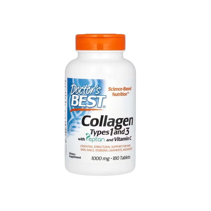 DOCTOR'S BEST Collagen Types I and III (180 tabl.)
