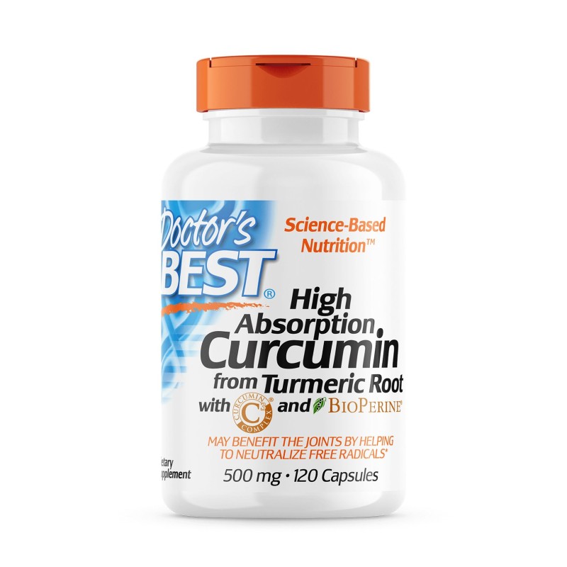 DOCTOR'S BEST Curcumin From Turmeric Root with C3 Complex & BioPerine (120 kaps.)