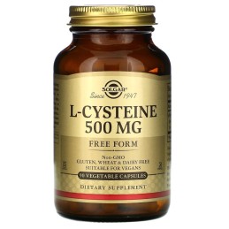 SOLGAR L-Cysteine - L-cysteina 500 mg (90 kaps.)