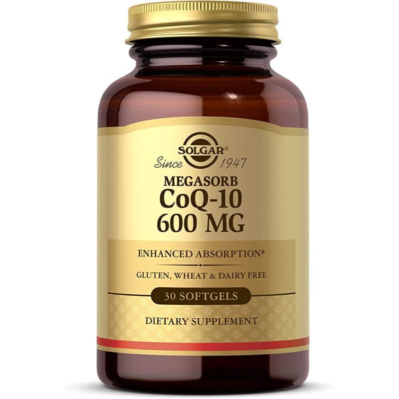 SOLGAR Megasorb CoQ-10 600 mg - Koenzym Q10 600 mg (30 kaps.)