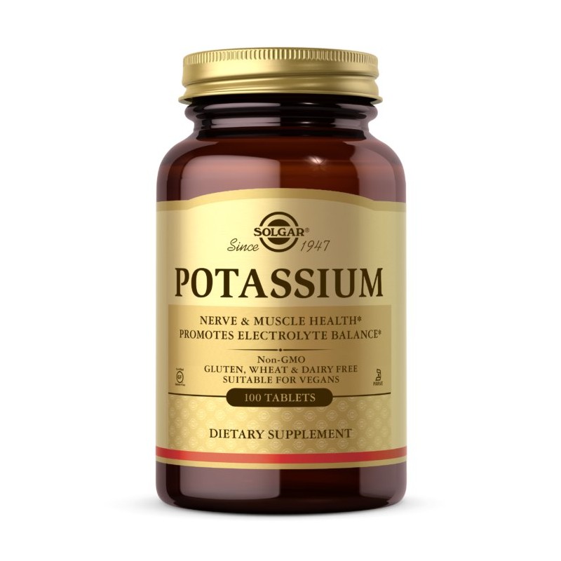 SOLGAR Potassium - Potas 99 mg (100 tabl.)