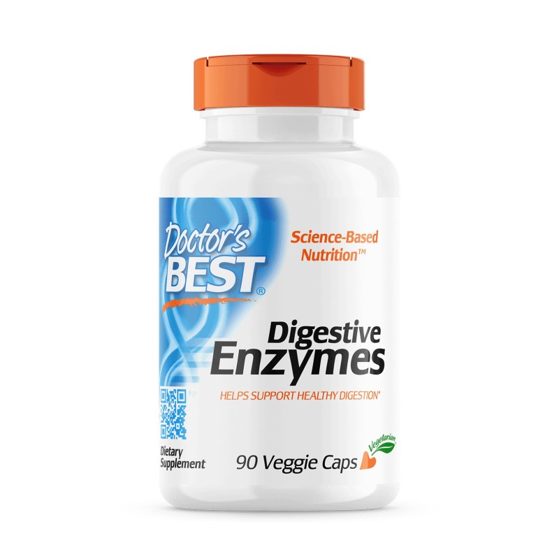 DOCTOR'S BEST Digestive Enzymes - Enzymy Trawienne (90 kaps.)