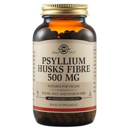 SOLGAR Psyllium Husks Fibre 500 mg - Błonnik (200 kaps.)