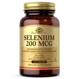 SOLGAR Selenium - Selen 200 mcg (100 tabl.)