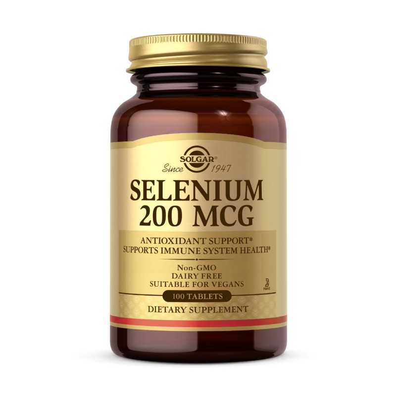 SOLGAR Selenium - Selen 200 mcg (100 tabl.)