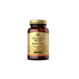 SOLGAR Vitamin C 500 mg with Rose Hips - Witamina C 500 mg z dziką różą (100 tabl.)