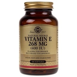 SOLGAR Vitamin E - Witamina E 268 mg 400 IU (100 kaps.)