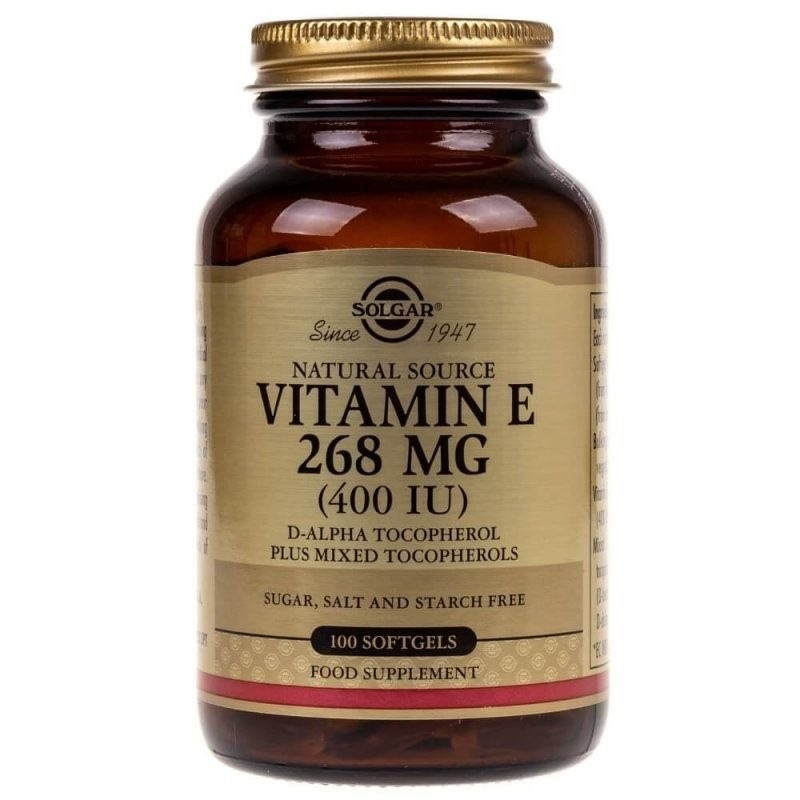 SOLGAR Vitamin E - Witamina E 268 mg 400 IU (100 kaps.)