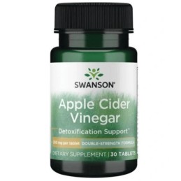 SWANSON Apple Cider Vinegar 200 mg (30 tabl.)