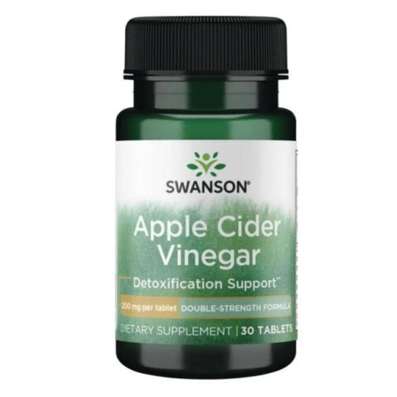 SWANSON Apple Cider Vinegar 200 mg (30 tabl.)