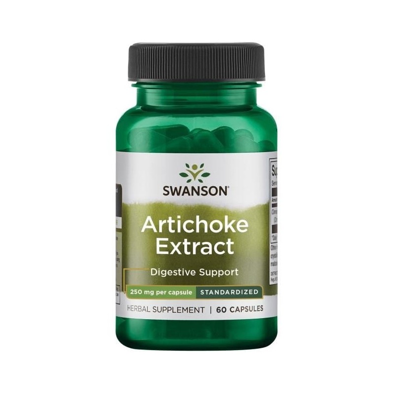 SWANSON Artichoke Extract - Karczoch 250 mg (60 kaps.)