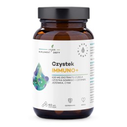 AURA HERBALS Czystek Immuno+ (60 kaps.)