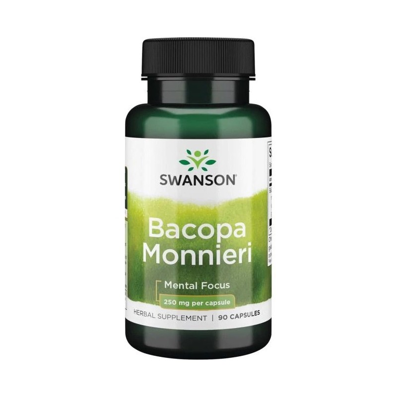 SWANSON Bacopa Monnieri 250 mg (90 kaps.)