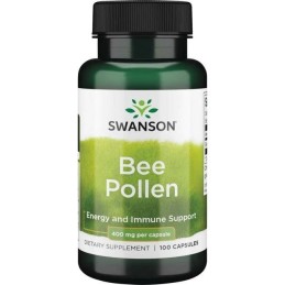 SWANSON Bee Pollen (pyłek pszczeli) 400 mg (100 kaps.)
