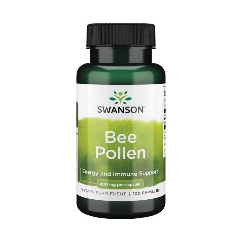 SWANSON Bee Pollen (pyłek pszczeli) 400 mg (100 kaps.)