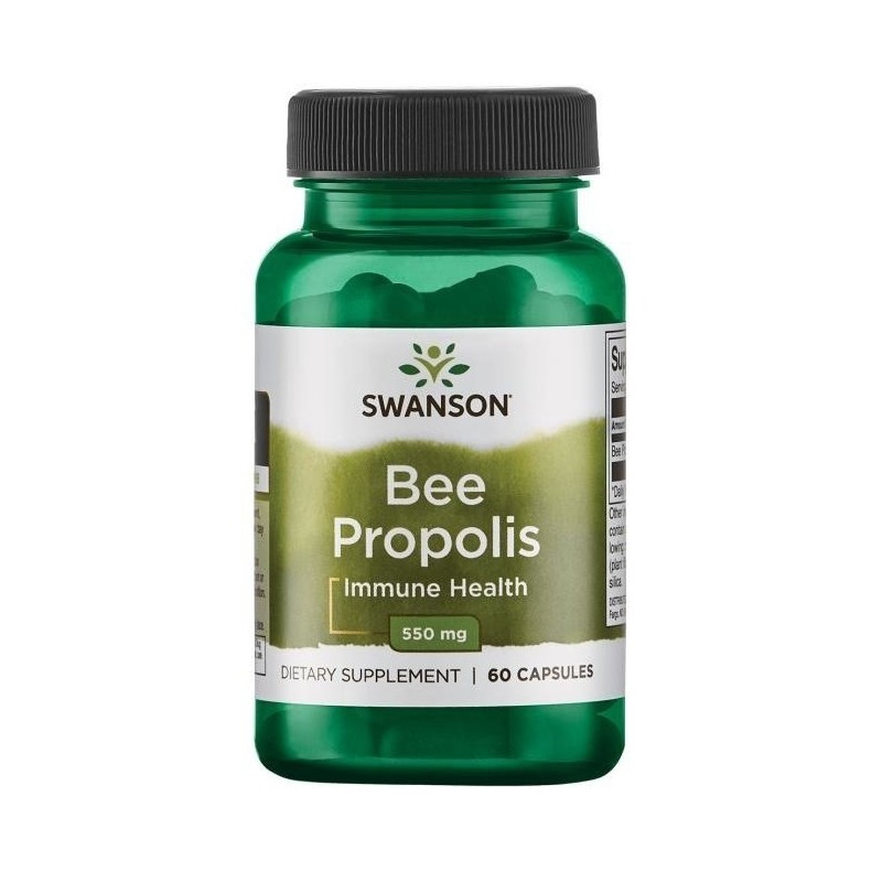 SWANSON Bee Propolis 550 mg (60 kaps.)