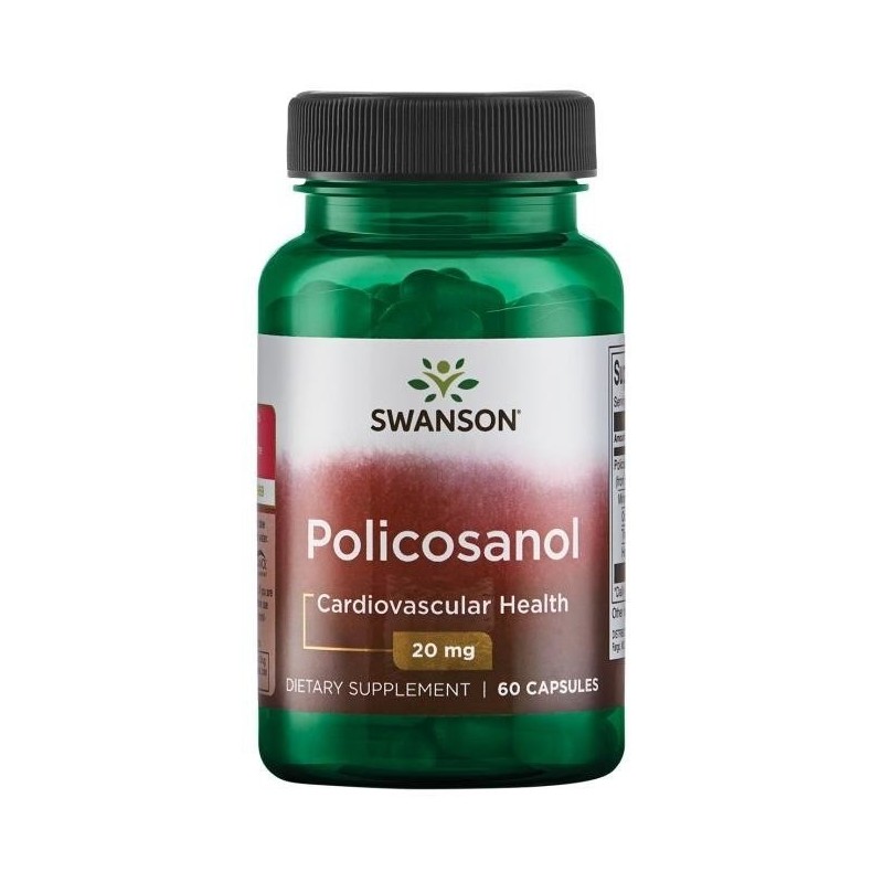 SWANSON BioCosanol - Polikosanol 20 mg (60 kaps.)