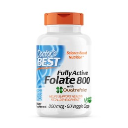 DOCTOR'S BEST Folian Quatrefolic 800 mcg (60 kaps.)