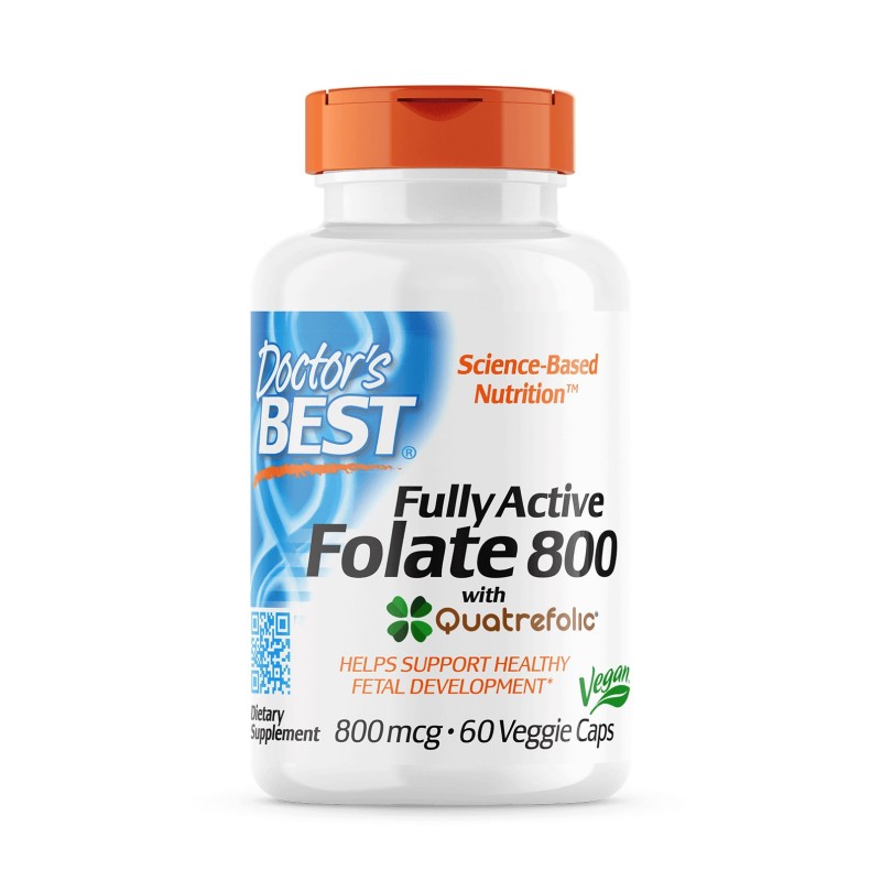 DOCTOR'S BEST Folian Quatrefolic 800 mcg (60 kaps.)