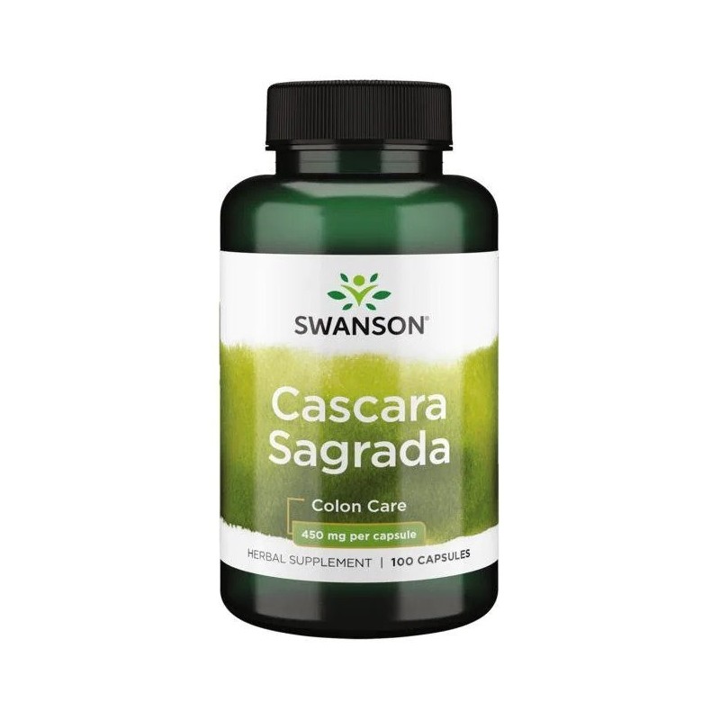 SWANSON Cascara Sagrada 450 mg (100 kaps.)