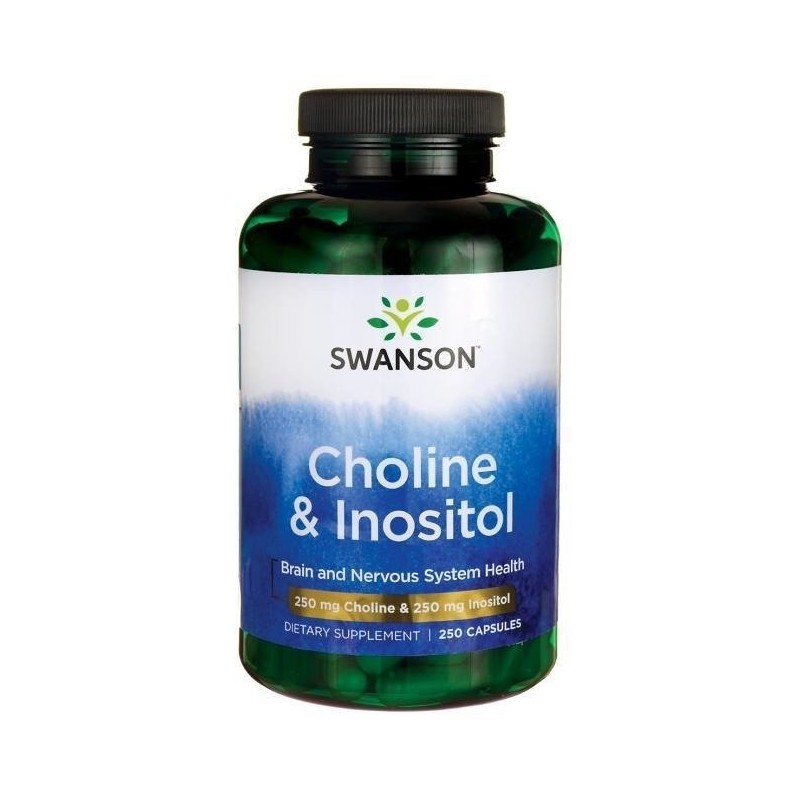 SWANSON Cholina + Inozytol (250 kaps.)