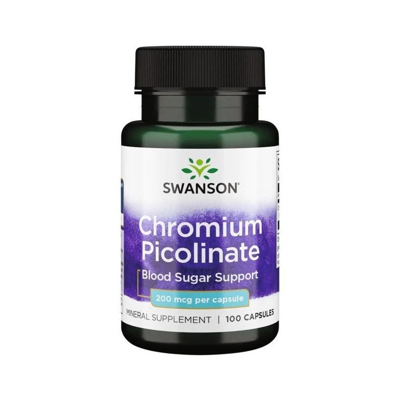 SWANSON Chromium Picolinate 200 mcg (100 kaps.)