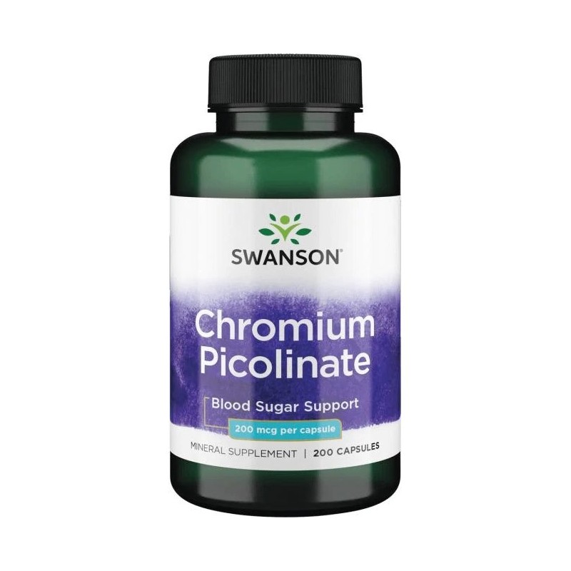SWANSON Chromium Picolinate 200 mcg (200 kaps.)