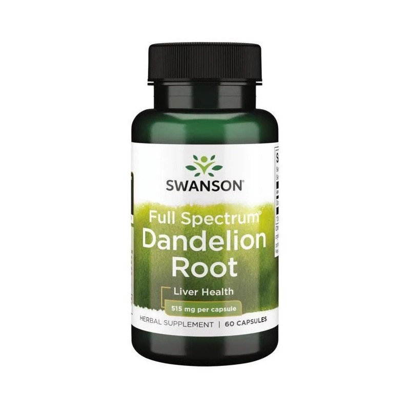 SWANSON Dandelion Root 515 mg (60 kaps.)