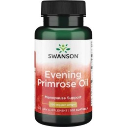 SWANSON Evening Primrose Oil - Olej z wiesiołka 500 mg (100 kaps.)
