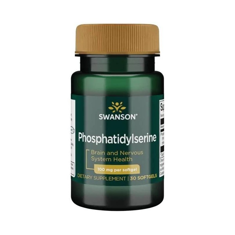 SWANSON Fosfatydyloseryna 100 mg (30 kaps.)