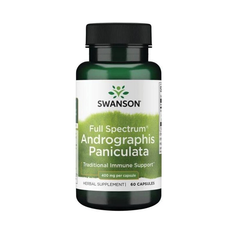 SWANSON Full Spectrum Andrographis Paniculata 400 mg (60 kaps.)